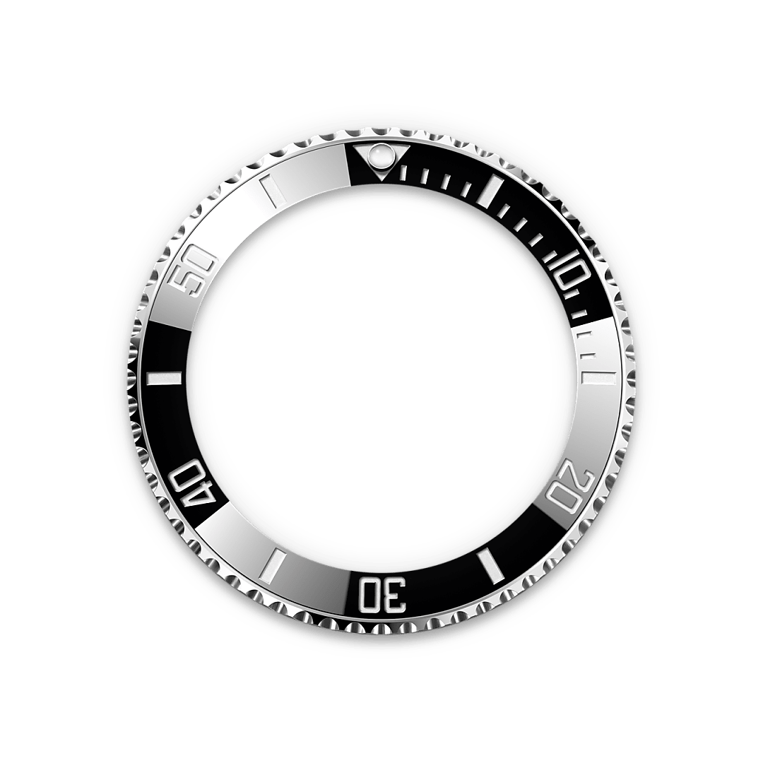 rolex Submariner bezel in Oystersteel, M124060-0001 - Nowwatch