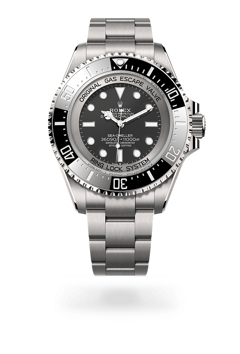 rolex DEEPSEA front view in RLX titanium, M126067-0001 - Nowwatch