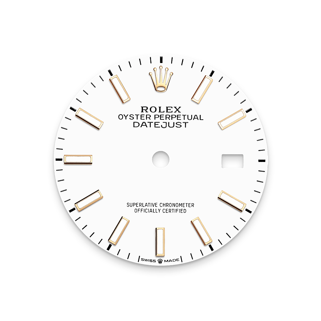 rolex Datejust 36 dial in Yellow Rolesor - combination of Oystersteel and yellow gold, M126203-0020 - Nowwatch