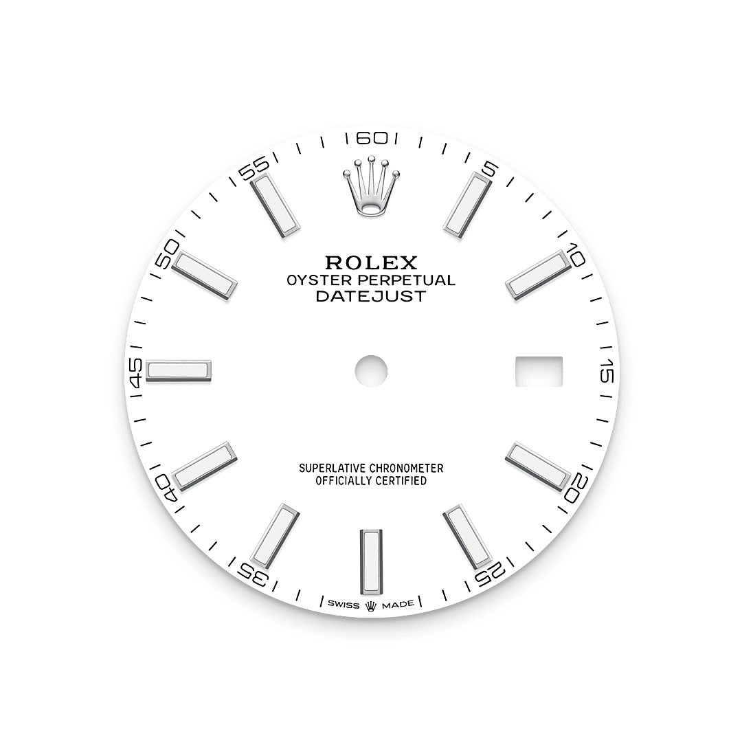 rolex Datejust 41 dial in Oystersteel, M126300-0005 - Nowwatch