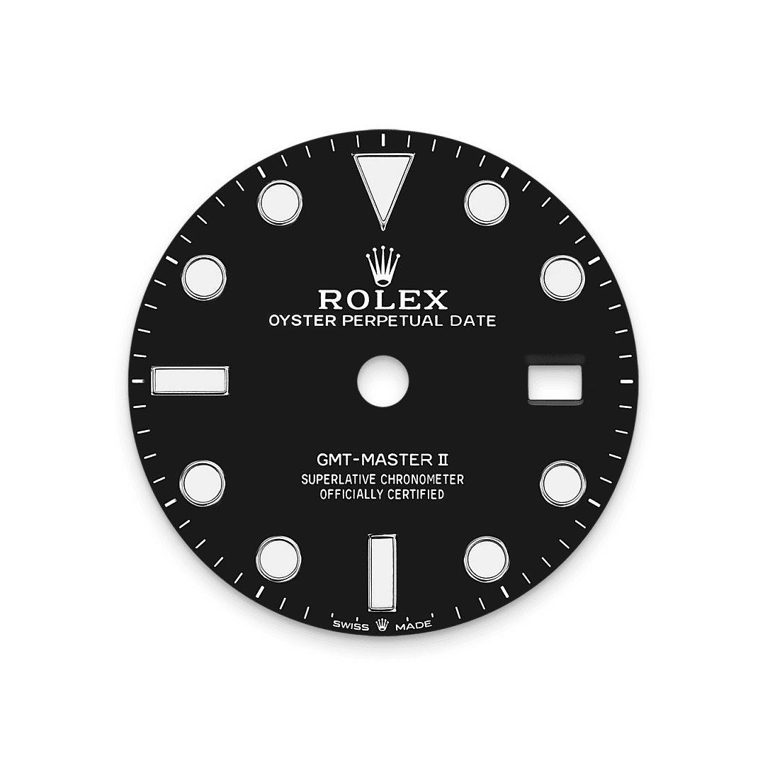 오이스터스틸 소재의 롤렉스 GMT-Master II 다이얼, M126710BLNR-0003 - 나우워치