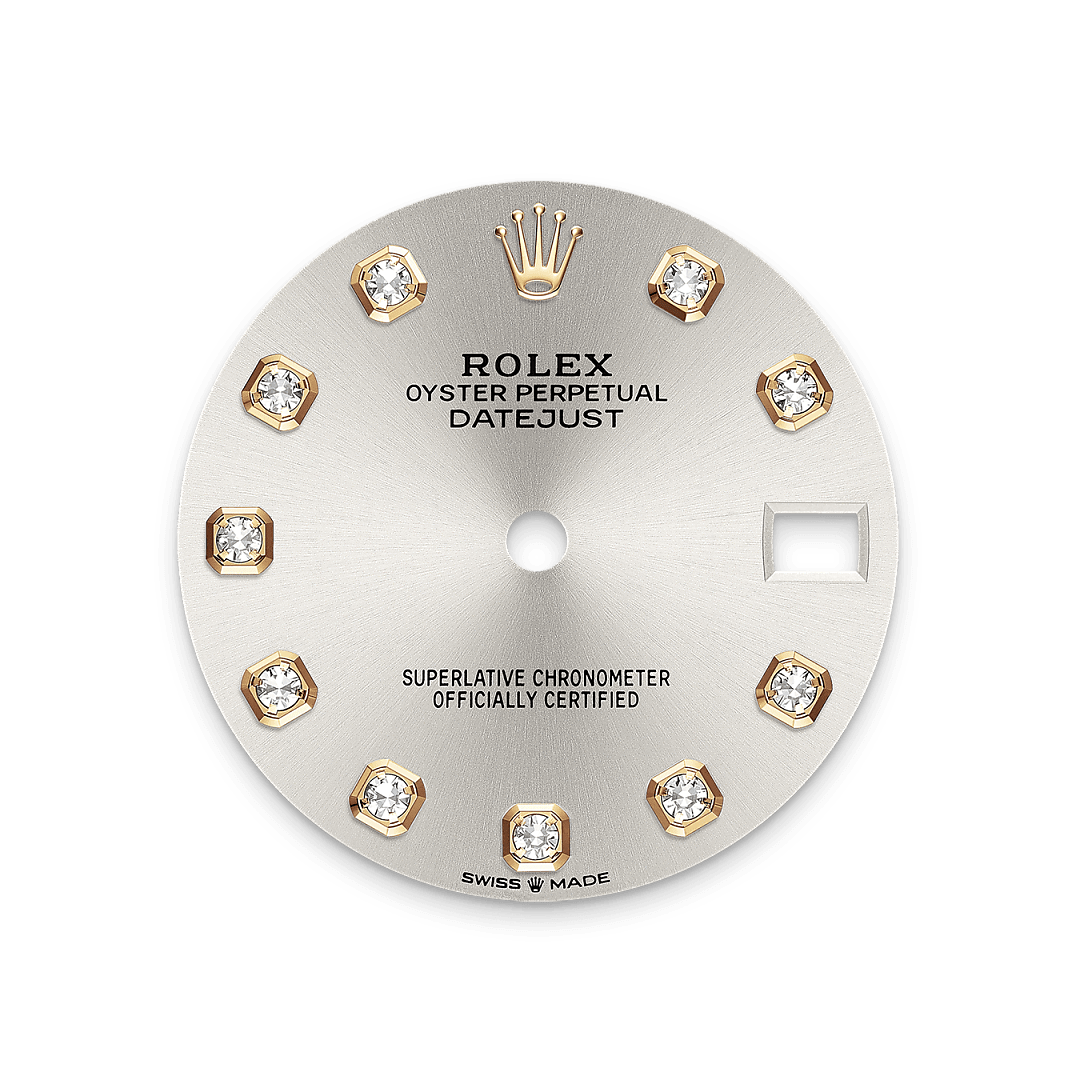 rolex Datejust 31 dial in Yellow Rolesor - combination of Oystersteel and yellow gold, M278273-0019 - Nowwatch