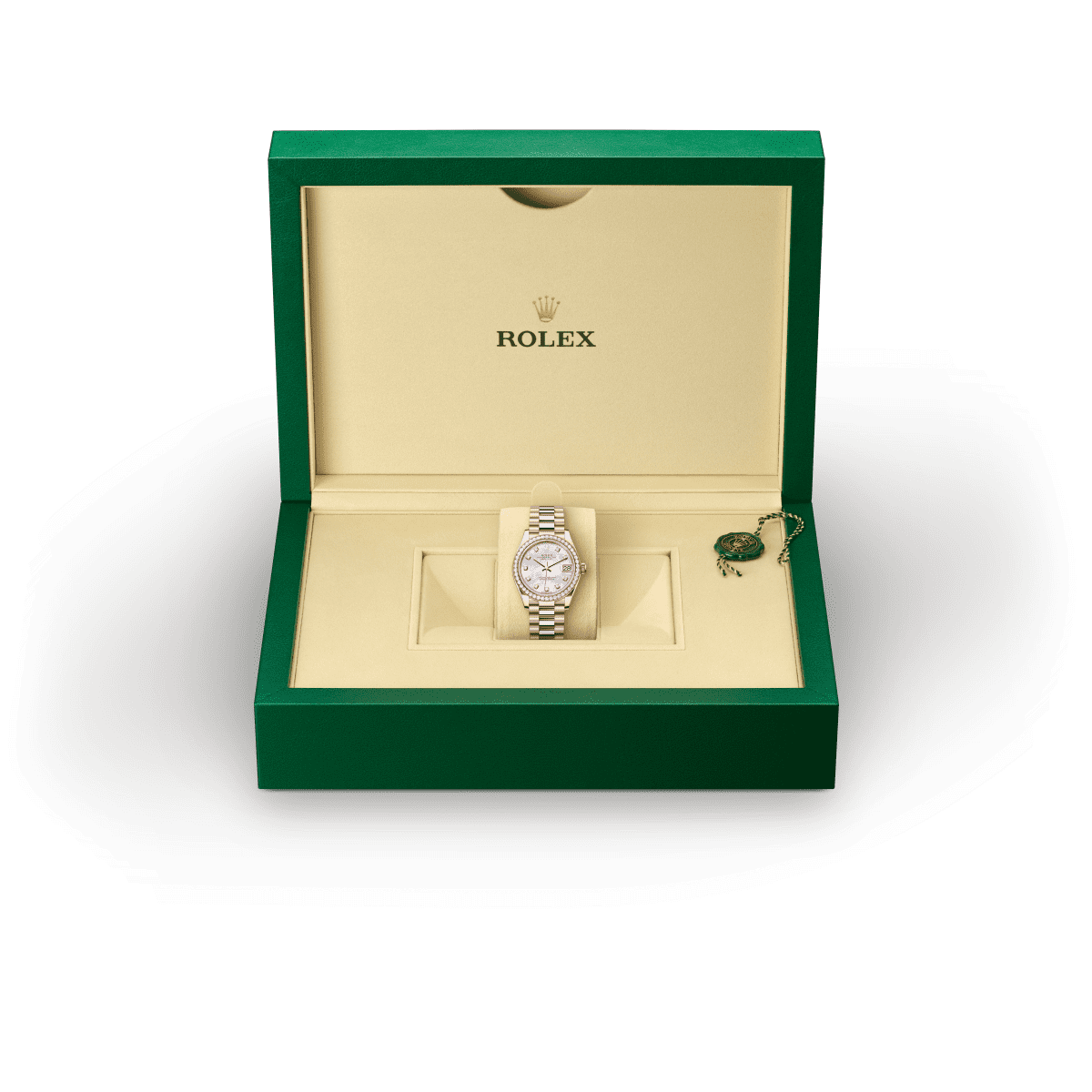 18캐럿 에버로즈 골드 소재의 롤렉스 DATEJUST, M278285RBR-0005 - 나우워치