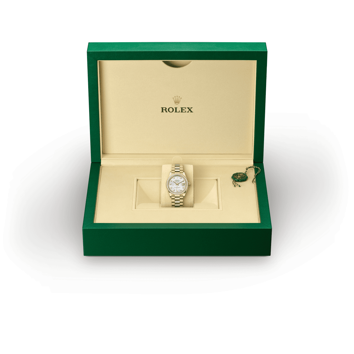 18캐럿 옐로우 골드 소재의 롤렉스 DATEJUST, M278288RBR-0006 - 나우워치