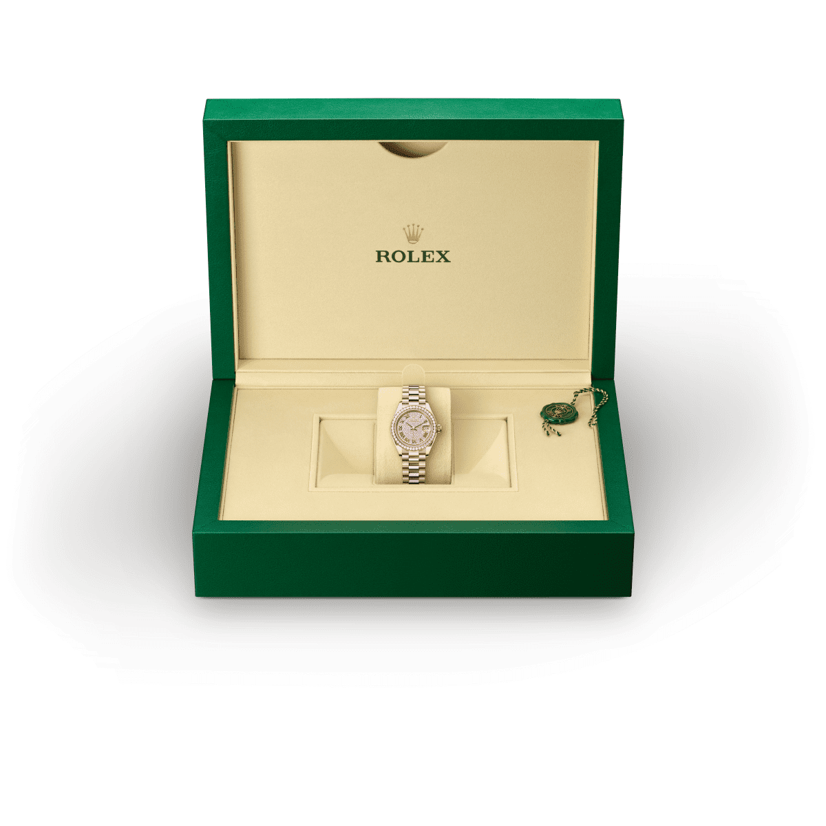 18캐럿 에버로즈 골드 소재의 롤렉스 LADY-DATEJUST, M279135RBR-0021 - 나우워치