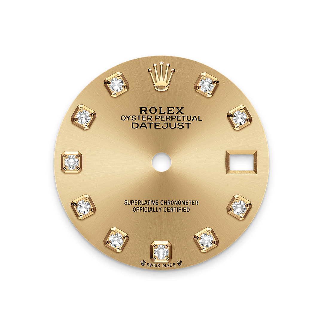 rolex Lady-Datejust dial in Yellow Rolesor - combination of Oystersteel and yellow gold, M279173-0012 - Nowwatch