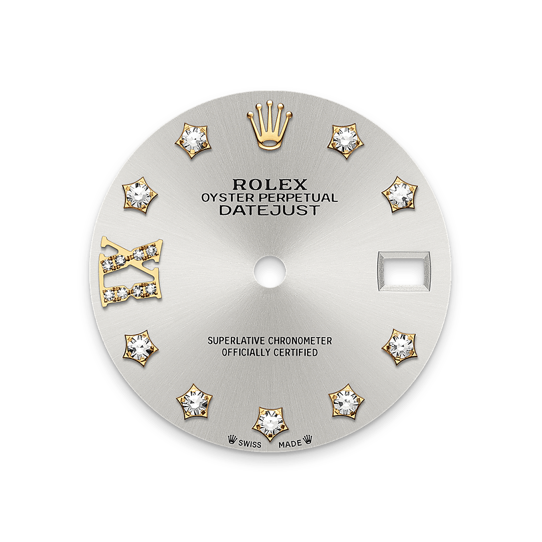 rolex Lady-Datejust dial in Yellow Rolesor - combination of Oystersteel and yellow gold, M279383RBR-0003 - Nowwatch